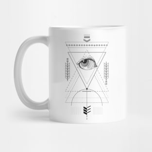 Sacred geometry "All seeing eye" Mug